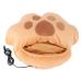 Valiclud 2 STK USB foot warmers Portable foot warmers Fluffy slippers foot heating pillows Warmer slippers heating shoes Household Heated shoes desk women floor material: plastic