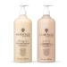 Hairitage Outta My Hair Gentle Daily Moisture Shampoo and SOS Deep Moisture Conditioner - 1 Liter Set For hair types 1A-4C With Jojoba Oil and Signature Fragrance