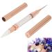 Double-sided dotting pen nail art dotting pen rhinestone picker dotting pen double ended crayon for nail art DIY decoration (white)