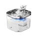 Cat Water Fountain, 68oz/2L 304 Stainless Steel Cats Fountain Water Bowl, Quiet Electric Automatic Pet Water Dispenser with 3 Filters, Pet Drinking Fountains for Cats, Small Dog, Multiple Pets