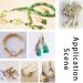 PandaHall 80pcs 18x18mm Earring Cones for Jewelry Making - Tibetan Metal Spacer Beads Caps for DIY Crafts - 4 Colors - Buy Online on GoSupps.com