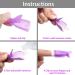 XYGK Nail Polish Remover Clips - 10 Pcs Set for Acrylic & Gel Polish Removal | Purple Art Gel Caps for Toenails & Fingernails - Buy Online on GoSupps.com