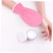 Healeved 3 Pairs Exfoliating Hand Mask Dry Hands Lotion Overnight Moisturizing Gloves Exfoliating Body Mitt Rough Hand Care Gloves Womens Glove Body Gel Care Bag Flannel Fingerless Pink - Buy Online on GoSupps.com