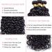 Menalue Brazilian Virgin Water Wave Curly Hair Bundles 16 18 20 Inch - 3 Bundles 100% Unprocessed Wet & Wavy Remy Hair in Natural Black Color - Buy Online on GoSupps.com