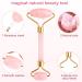 Jade Roller & Rose Quartz Facial Massager Set | Premium Stone Face Roller for Radiant Skin - Buy Online on GoSupps.com