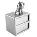 Mogoko Silver Baby First Tooth and Curl Keepsake Box Set - Gender Neutral Kids Teeth Fairy Holder - Buy Online on GoSupps.com
