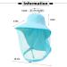 DRYIC Mosquito Head Net Mesh Hat - Extra Fine Holes Insect Netting Bug Face Shield Sun Protection Bug Bee Keeper Outdoor Fishing Hiking Camping Gardening Blue - Buy Online on GoSupps.com