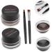 LALAFINA 6 Pcs Black Eyeshadow Brown Eyeliner Brown Eyeshadow Eye Shadow Cream Set Pearlescent Glitter Powder 1 count (Pack of 1) As Shownx3pcs - Buy Online on GoSupps.com