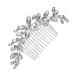 FRCOLOR Bride Hair Comb 1pc Bridal Comb Bridal Rhinestone Headwear Wedding Hair Clip Crystal Hair Side Comb Small Soap Tiara Handmade Headwear Decor Decorate Alloy Bride Manual