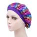 Girls Satin Sleep Bonnets for Curly Hair | Colorful Black+Purple Kids Night Caps - Buy Online on GoSupps.com