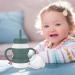 Wee me Toddler Cups Baby Sippy Cups 6-12 Months | Straw Sippy Cups 2 Pack - Dark Green - Buy Online on GoSupps.com
