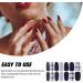 dijiusidy Nail Art Stickers Self-Adhesive Fingernail Decal with Strap Glue DIY Art Decor Full Cover Manicure Kits for Women Girls YMX193 - Buy Online on GoSupps.com