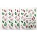 Swedish Dishcloth Kitchen Absorbent Sponge Cloths Fast Dry Dish Towels Set Cleaning Wipes (Leaf)
