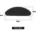 100 Pairs of Soft Sponge Nose Pads - Anti-Slip Glasses Cushions for Reading & Sunglasses - Self-Adhesive 1mm Thick Black - Buy Online on GoSupps.com