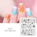 KADS Nail Stamping Plate Set - French Summer Flower Flamingo Rose Design with Stamper and Scraper - Buy Online on GoSupps.com