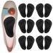 Correct-Position's Arch Support Shoe Insoles for Flat Feet Gel Arch Inserts for Plantar Fasciitis Adhesive Arch Pad for Relieve Pressure and Feet Pain Black*6