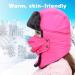 Winter Beanie Hats Earflap Women Men Chapka Hats with Fur Trim Winter Aviator Hat Hunting Cap Windproof Snow Lightweight Waterproof - Winter Outdoor Gifts - Buy Online on GoSupps.com