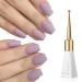 Jelly Gel Nail Polish Milky Purple Gel Nail Polish Long-Lasting Nude UV Gel Polish 10ml Nail Polish Pink Purple Gel for Nail Art DIY LED Soak-Off Nail Varnish for Women