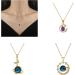 Oralgo Star Planet Pendant Necklace | Exquisite Adjustable Collarbone Jewelry for Women & Girls - Buy Online on GoSupps.com