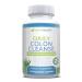 Daily Colon Cleanse 700mg All Natural Formula 10 Herbs Fiber Alfalfa Aloe Vera Rhubarb Gentian Buckthorn Goldenseal Lactobacillus acidophilus Vegan Friendly No GMO 60 Vegetable Capsules