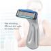 Premium Waterproof Manual Razor for Men - Portable Precise 6-Blade Shaver with Removable Quick Cutter (Matt Silver) - Buy Online on GoSupps.com