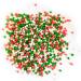 Christmas Pearls - 2mm Red, Green & White Cake Topper Sprinkles - 30g Edible Festive Decorations - Buy Online on GoSupps.com