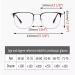 Anti-Blue Light Reading Glasses for Men & Women - Super Light Titan Alley 2.5x (Black Silver) - Buy Online on GoSupps.com