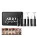 Lot de 6 crayons de maquillage pour les yeux noir gris marron imperm able s chage rapide tr s pigment s pour contouring surlignage facile appliquer et m langer id al pour les looks de