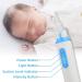 Bellababy Baby Nasal Aspirator | Rechargeable Nose Sucker with 3 Suction Levels and Light Function | Anti-Backflow | Portable Carrying Bag | Mute Operation (Dark Blue) - Buy Online on GoSupps.com