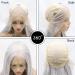 Buy 26 Drag Queen Wigs - Heat Resistant Lace Front Synthetic Wigs with Natural Hairline in Cool Silver Gray for Cosplay - Buy Online on GoSupps.com