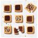 Michel et Augustin Gourmet Chocolate Cookie Squares Gift Box | 12 Individually Wrapped French Bars with 4 European Shortbread Cookies per Bar - Buy Online on GoSupps.com