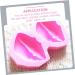 HOMSFOU 2pcs Baking Silicone Model Mini Cake Love Cake Valentine s Day Cake Holiday Cake Baking Lip Fondant Lip Shaped Molds Cupcake Silicone Lip Cookie Biscuit Chocolate Silica Gel 3D - Buy Online on GoSupps.com