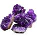 Natural Quartz Crystal Amethyst Cluster Druzy Geode Specimens Suitable for Home HOMEZHOU (Size : 550-600g) - Buy Online on GoSupps.com