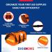 Dixie EMS First Responder On Call Trauma Bag with Reflectors - Orange - Buy Online on GoSupps.com
