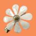 Shiny Pearl Daisy Hair Clips - 2pc Set | Jewels Flower Hair Accessories - Buy Online on GoSupps.com