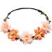 Flower Crown Headband Wreath - Bridal Hair Accessories for Weddings Festivals & Photography | 6 PCs - Buy Online on GoSupps.com