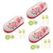 Homsfou 3 sentences double -layer glasses case lens storage box for sunglasses mirror film travel accessories contacts accessories sensitive contact holder main travel kit suite