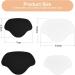 Microfiber Heel Repair Patch 12 Pairs, Self-Adhesive Shoe Hole Prevention Patch - Black & White, Large + Small Size - Buy Online on GoSupps.com