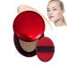 Red Cushion Foundation Red Fit Cushion Foundation SPF40 PA++ CC Concealer for Glass Skin Long-Lasting Lightweight High Coverage Waterproof & Sweatproof Semi-Matte Natural Face Makeup (Porcelain)