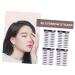 PLAFOPE 4pcs Eyebrow Stickers Eyebrow Transfer Sticker Black Stickers Eyebrow Stencils 4d Shaper Transport 21x15cm Brown