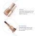 Beavorty 1pc 4 in 1 makeup brush dual ended foundation and powder brush face powder liquid makeup Makeup Practical Brush travel Multifunction artificial fiber sponge brush - Buy Online on GoSupps.com