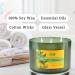 Amber Bergamot Scented Candle | Relaxing 3-Wick Aromatherapy | Natural Soy Candle for Stress Relief | Long Lasting 15.8 oz - Buy Online on GoSupps.com