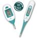 Wellworks Digital Thermometer Value Pack - Rapid Alert Rectal & 3-in-1 Digital Baby Thermometer - High Accuracy Rapid Reading with Memory Recall and Flexible Tip - Buy Online on GoSupps.com