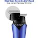 KEMEI KM-641 Blue Hair Clippers for Men - Cordless & USB Rechargeable Professional Barber Clippers for Precise Hair Cutting - Buy Online on GoSupps.com