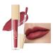 Oulac liquid matt lipstick red lipstick long -lasting with kissing intensive color levy precise applicator matt finish vegan gluten -free liquid lipstick 4.5 ml (m20) (m20) Strawberry Kiss