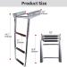 Marinebaby Stainless Steel Boat Boarding Ladder - 3-Step Telescoping Slide Mount - Buy Online on GoSupps.com