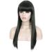 Buy Kalyss 22 Green Hair Wigs with Bangs - Long Straight Heat Resistant Full Wigs for Women | Ideal for Cosplay & Everyday Wear - Buy Online on GoSupps.com