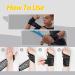 Carpal Tunnel Wrist Brace - Adjustable Compression Support Strap for Men & Women | Elastic Wrist Wraps for Sports Weightlifting & Arthritis Relief - Buy Online on GoSupps.com