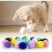 Molain Cat Toy Balls Set - 30 Pcs Soft 1-Inch Pom Pom Balls for Interactive Indoor Play with Kittens and Cats - Buy Online on GoSupps.com