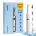 Household Oral Care Tooth Polisher Electric Dental Calculus Remover with 5 Replacement Heads USB Rechargeable IPX7 Waterproof Dental Calculus Plaque Remover for People